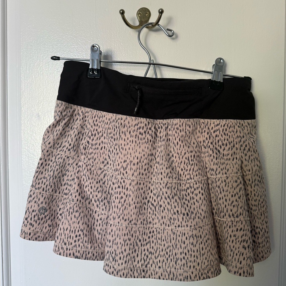 lululemon athletica Black and Pink Mini Skirt